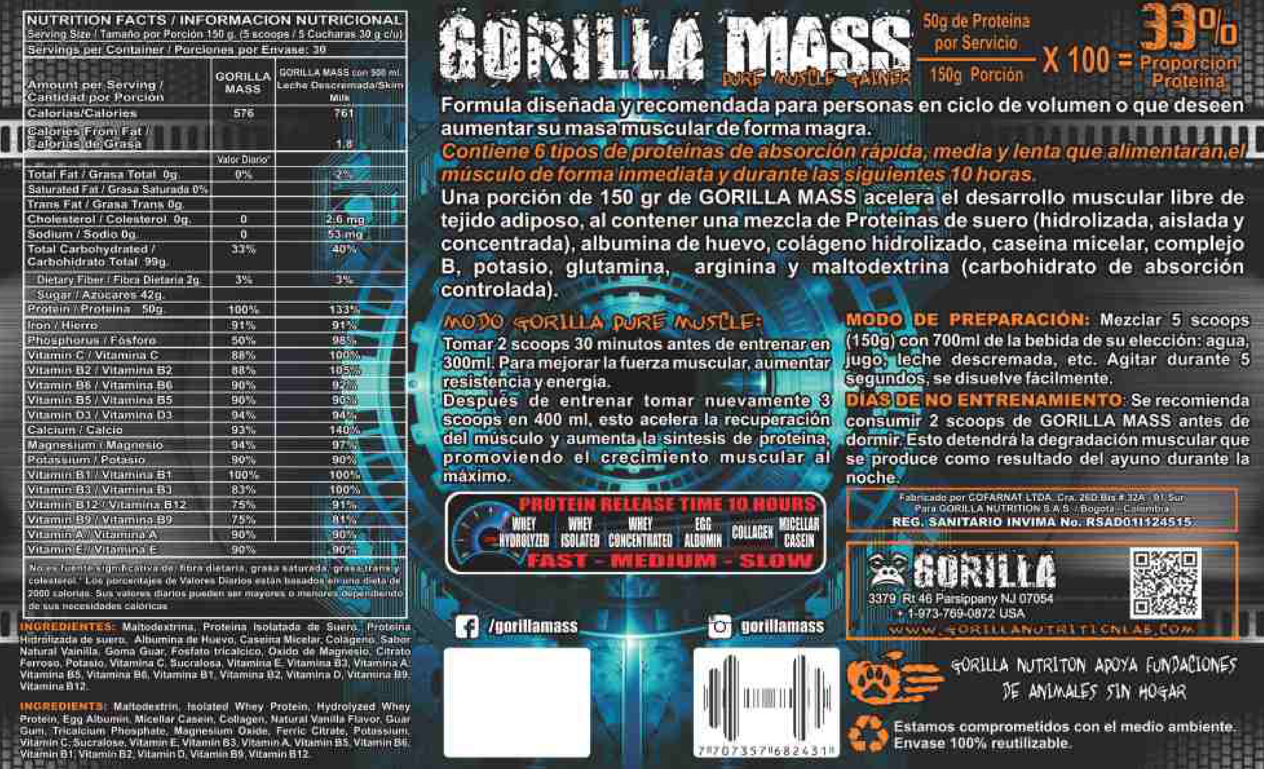 Proteína GORILLA - Vista 2